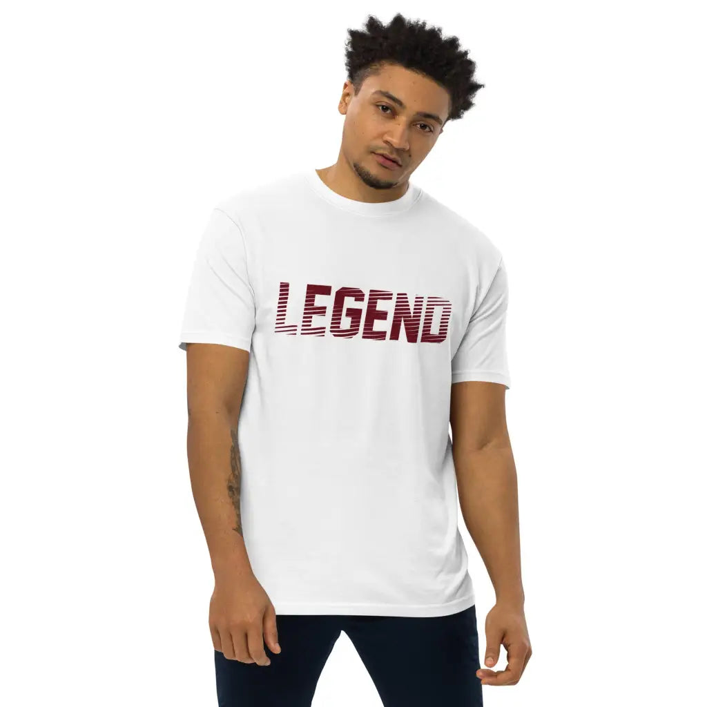 Men’s premium heavyweight tee - White / S - T-shirt