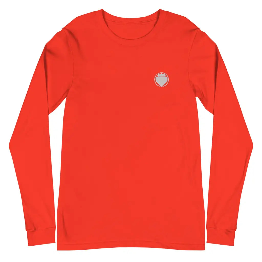Men’s Long Sleeve Tee - Poppy / XS - Long Sleeve Tee