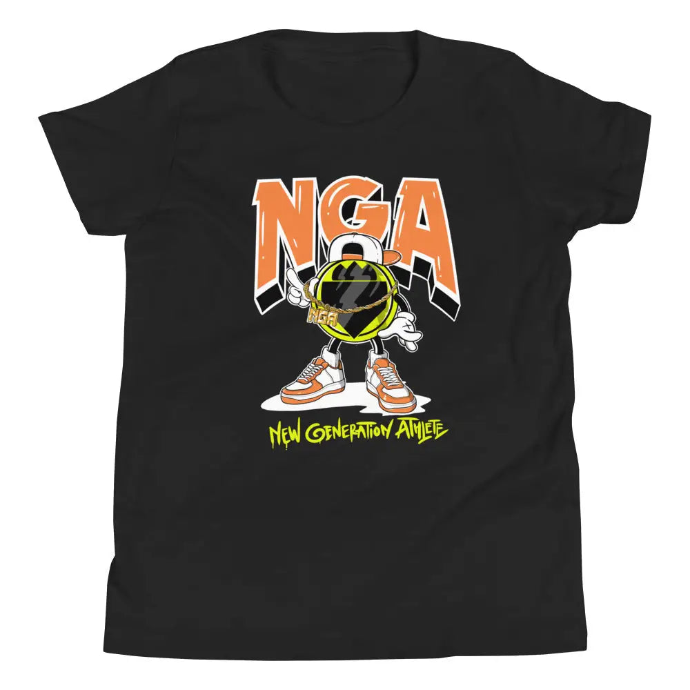 Nga Emblem Kids Urban Graphic Tee - Black / S - T-shirt