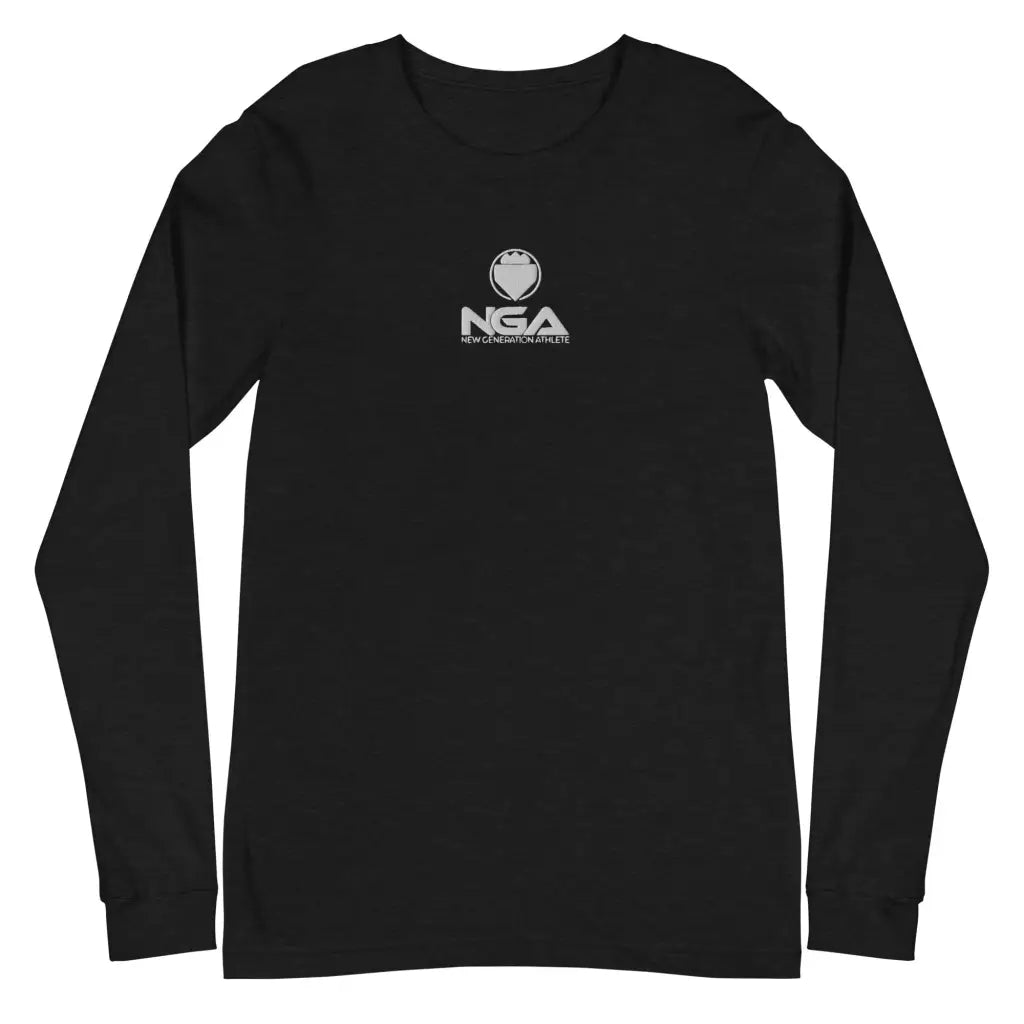 Men’s Long Sleeve Tee - Black Heather / XS - Long Sleeve Tee
