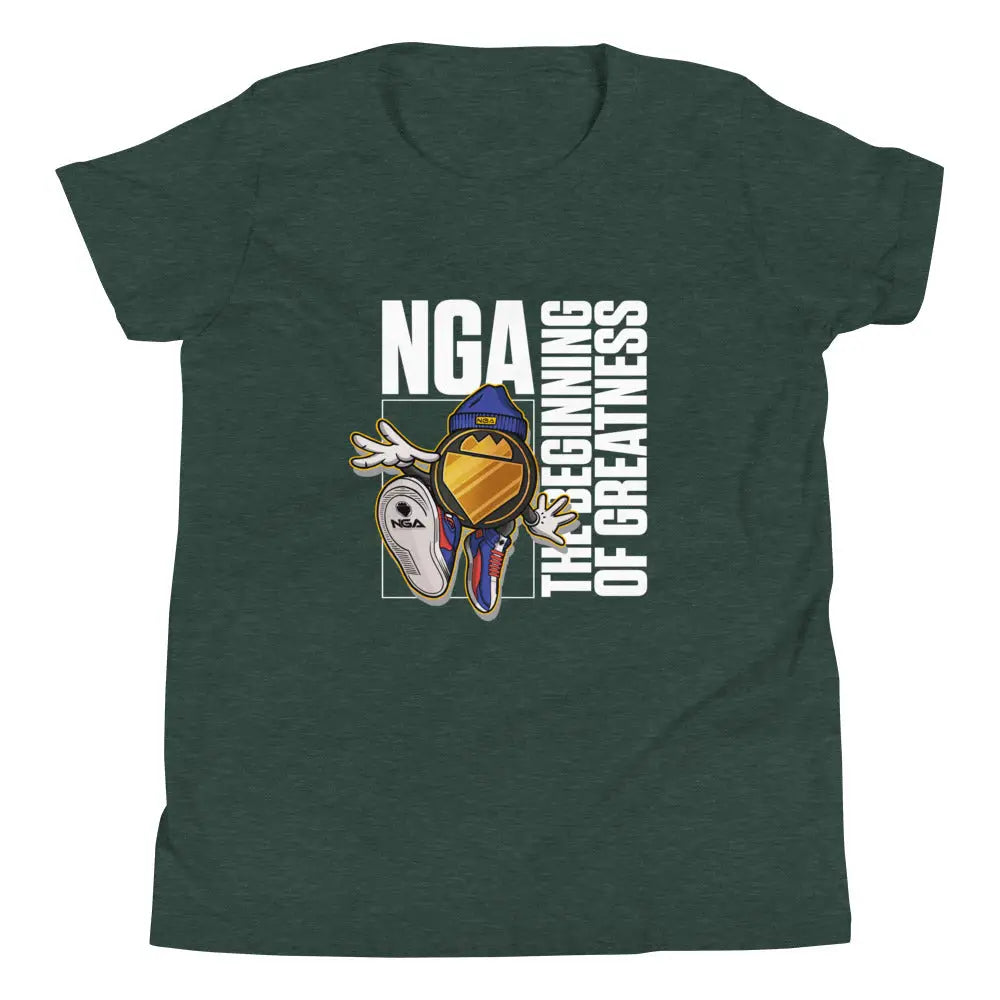 Genesis Of Greatness Kids Tee (edition 3) - Heather Forest /