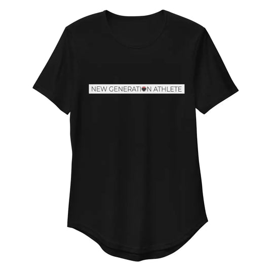 Men’s Curved Hem T-Shirt - Black / S - T-shirt