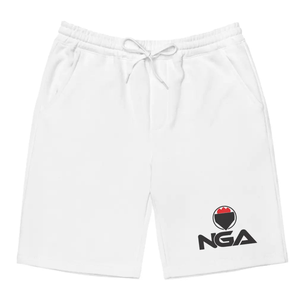 Men’s fleece shorts - White / S - Shorts