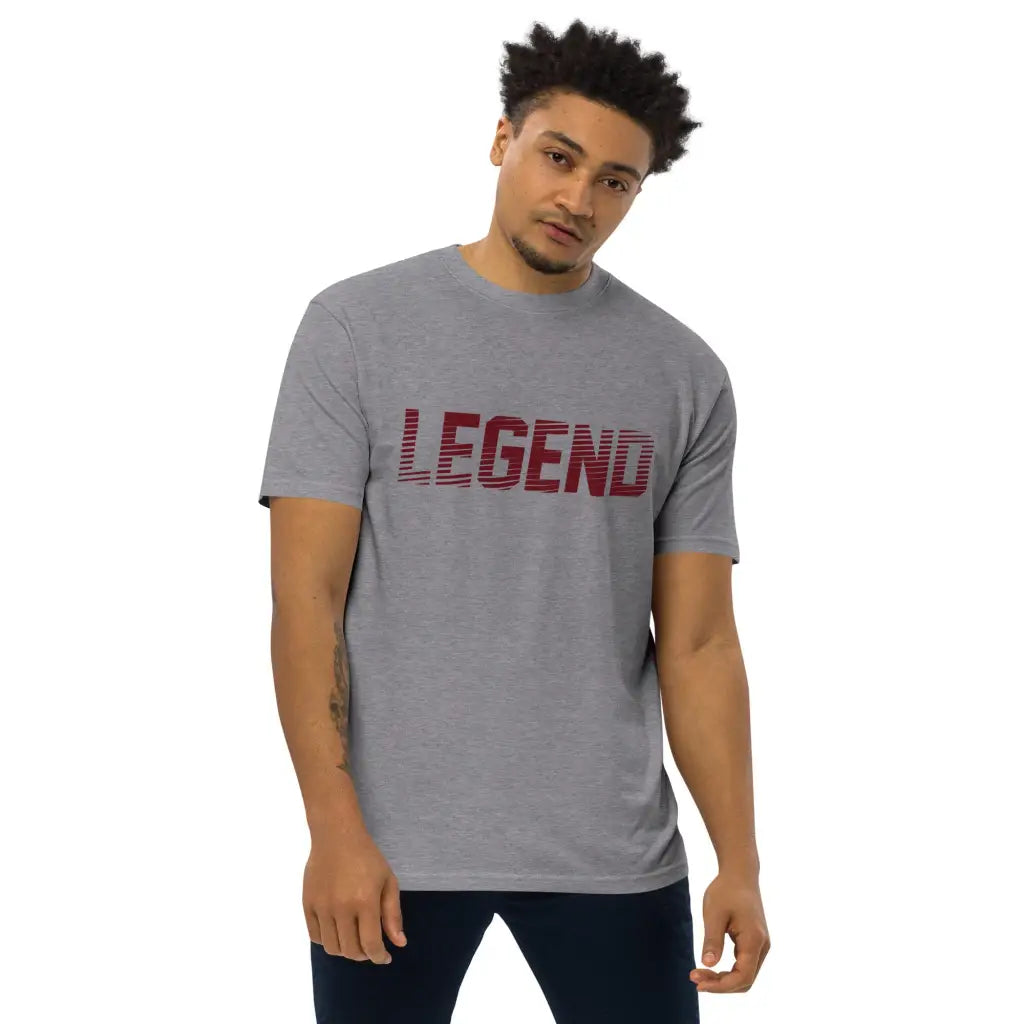 Men’s premium heavyweight tee - Carbon Grey / S - T-shirt