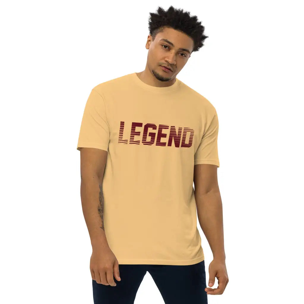 Men’s premium heavyweight tee - Vintage Gold / S - T-shirt