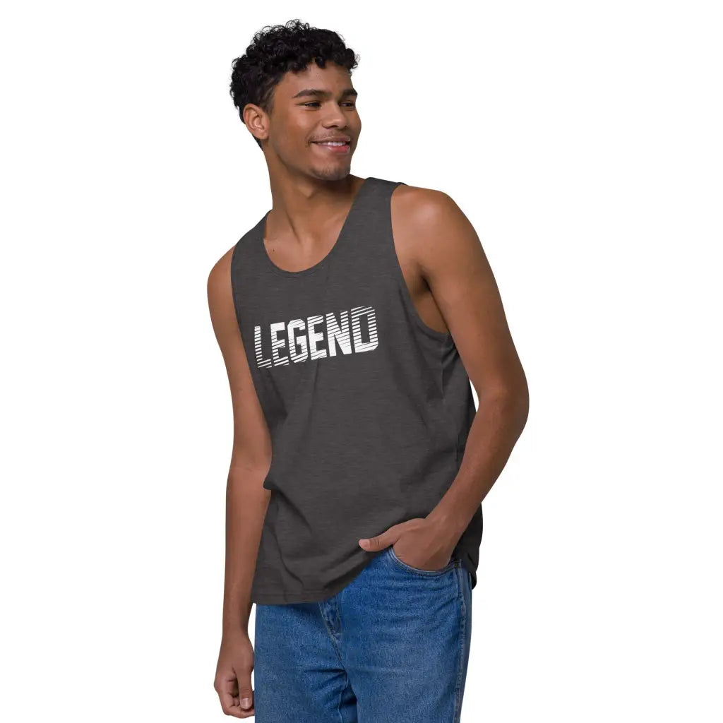 Legendary Status Relaxed Men’s Gray Tank Top