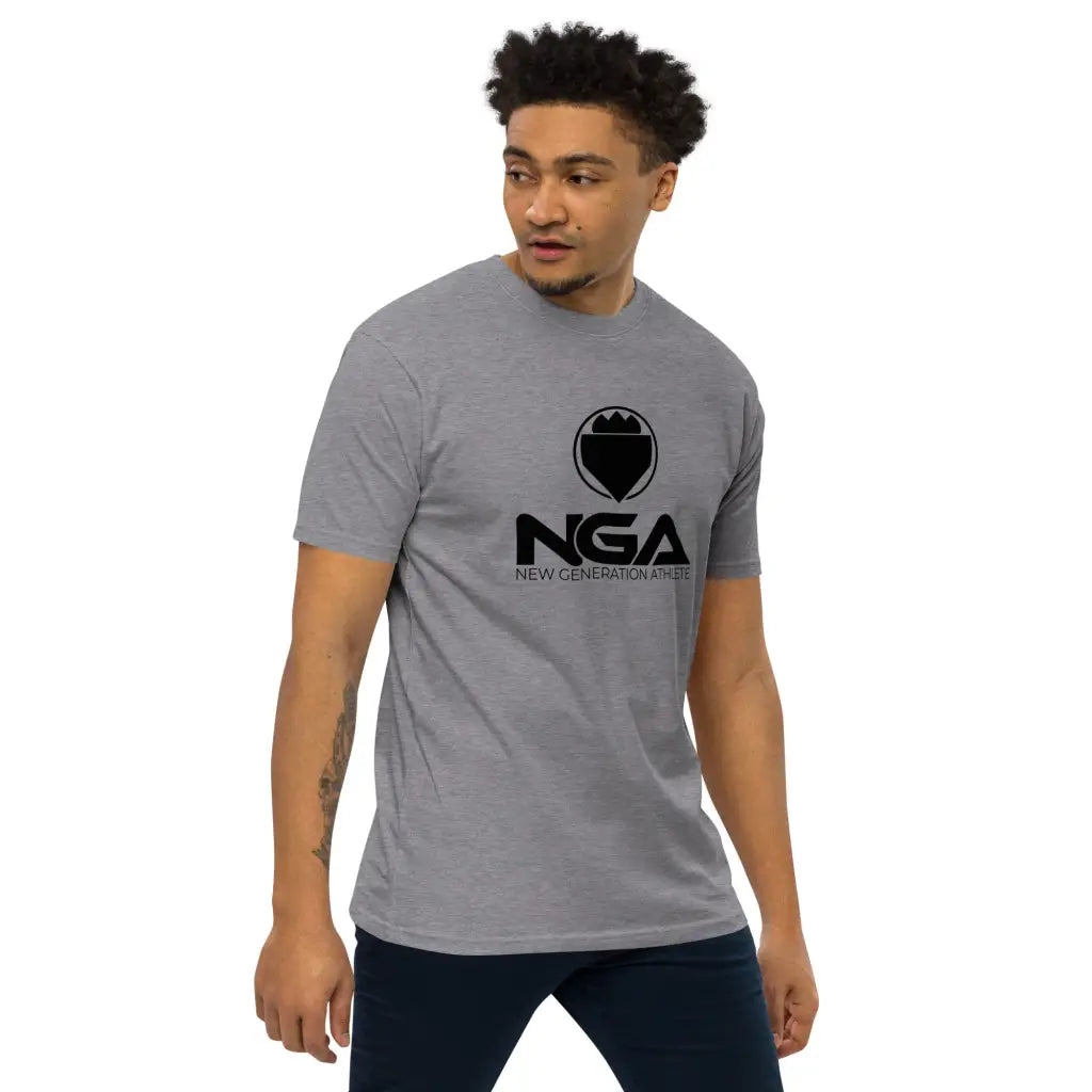 Men’s premium heavyweight tee - Carbon Grey / S - T-shirt