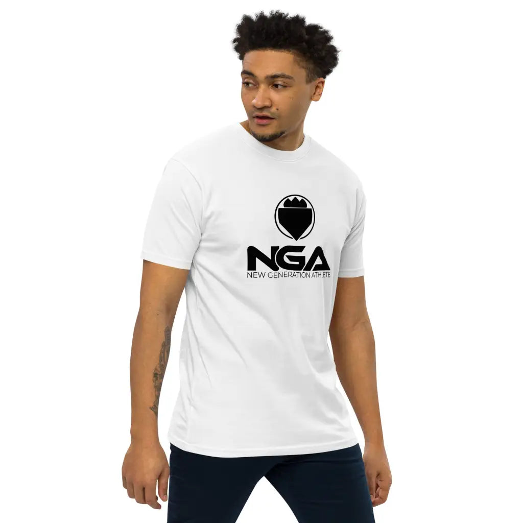 Men’s premium heavyweight tee - White / S - T-shirt