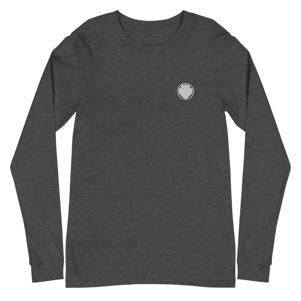 Men’s Long Sleeve Tee - Dark Grey Heather / XS - Long Sleeve