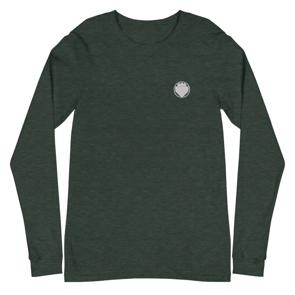 Men’s Long Sleeve Tee - Heather Forest / XS - Long Sleeve