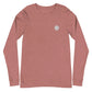 Men’s Long Sleeve Tee - Heather Mauve / XS - Long Sleeve Tee