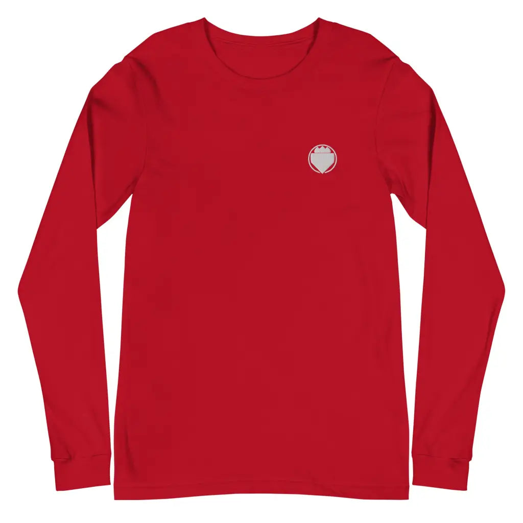 Men’s Long Sleeve Tee - Red / XS - Long Sleeve Tee