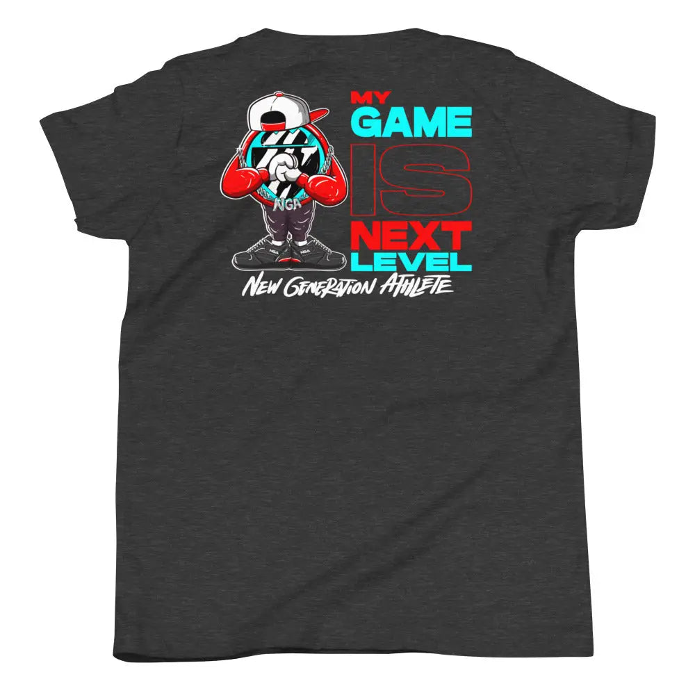 Next-level Game Kids Tee - Dark Grey Heather / S - T-shirt