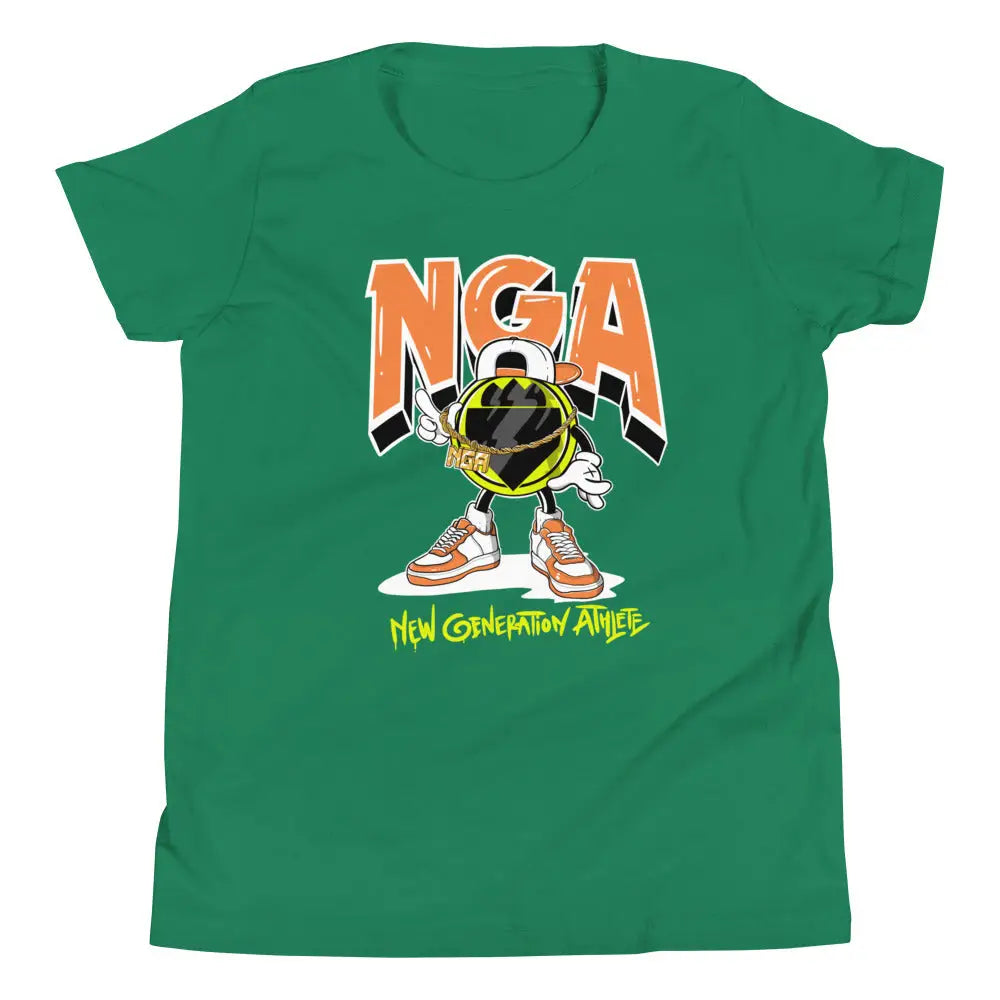 Nga Emblem Kids Urban Graphic Tee - Kelly / S - T-shirt