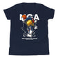 Nga Emblem Kids Urban Graphic Tee - Navy / S - T-shirt