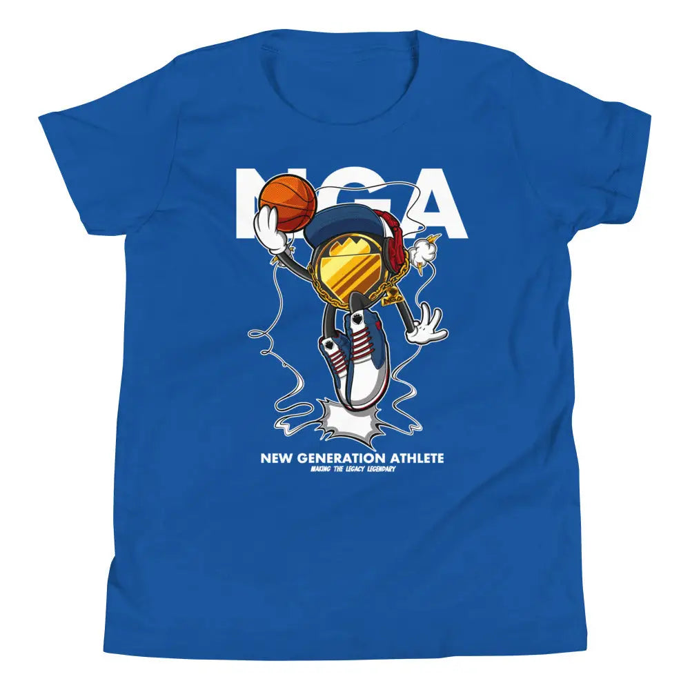 Nga Emblem Kids Urban Graphic Tee - True Royal / S - T-shirt