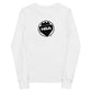 Youth long sleeve tee - White / S