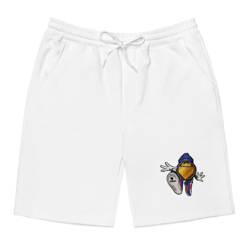 Men’s fleece shorts - White / S - Shorts
