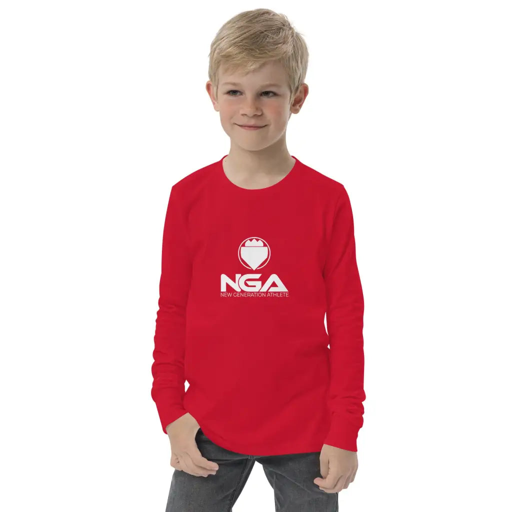 Youth Long Sleeve Tee - M - Long Sleeve Tee