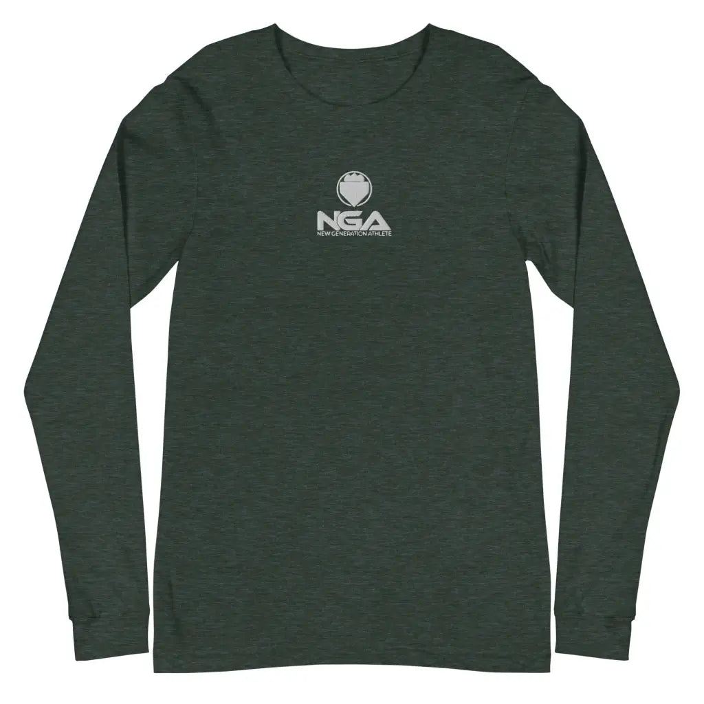 Men’s Long Sleeve Tee - Heather Forest / XS - Long Sleeve