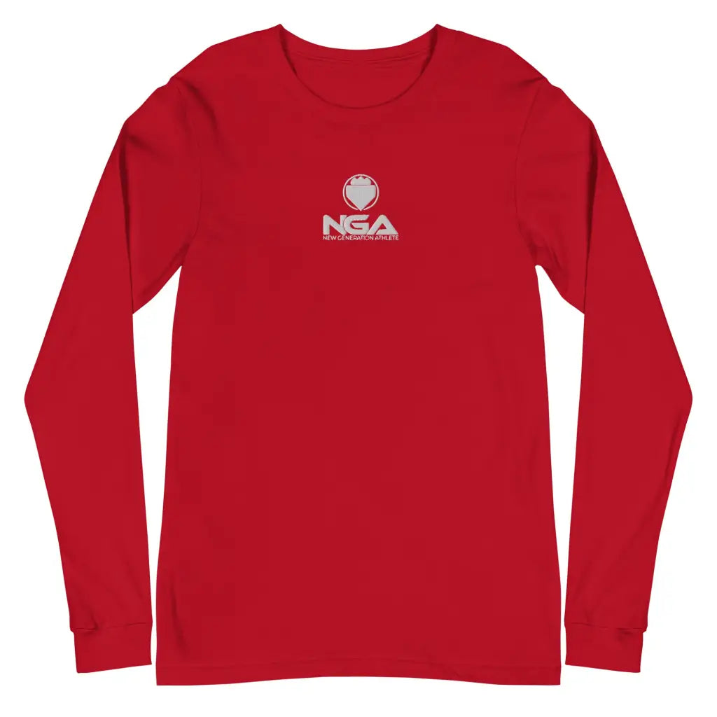 Men’s Long Sleeve Tee - Red / XS - Long Sleeve Tee