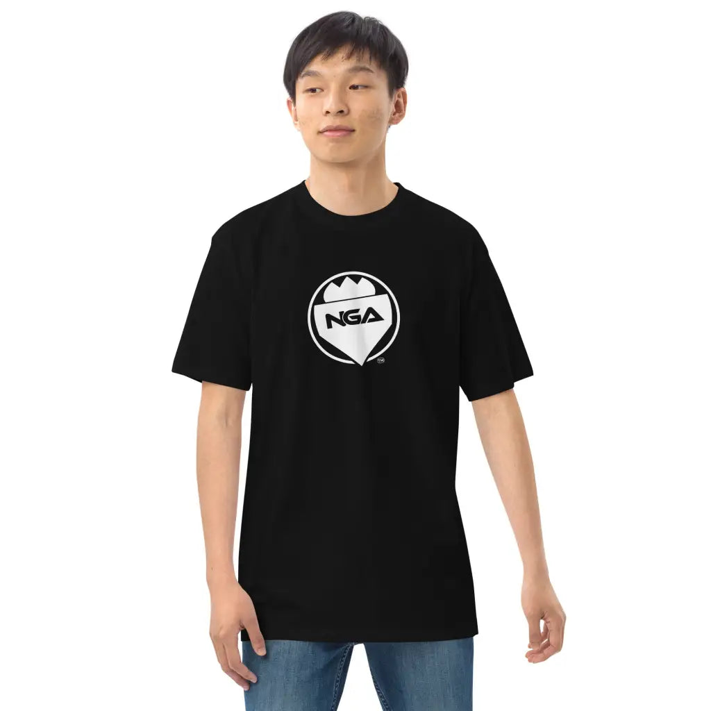 Men’s premium heavyweight tee - Black / S - T-shirt