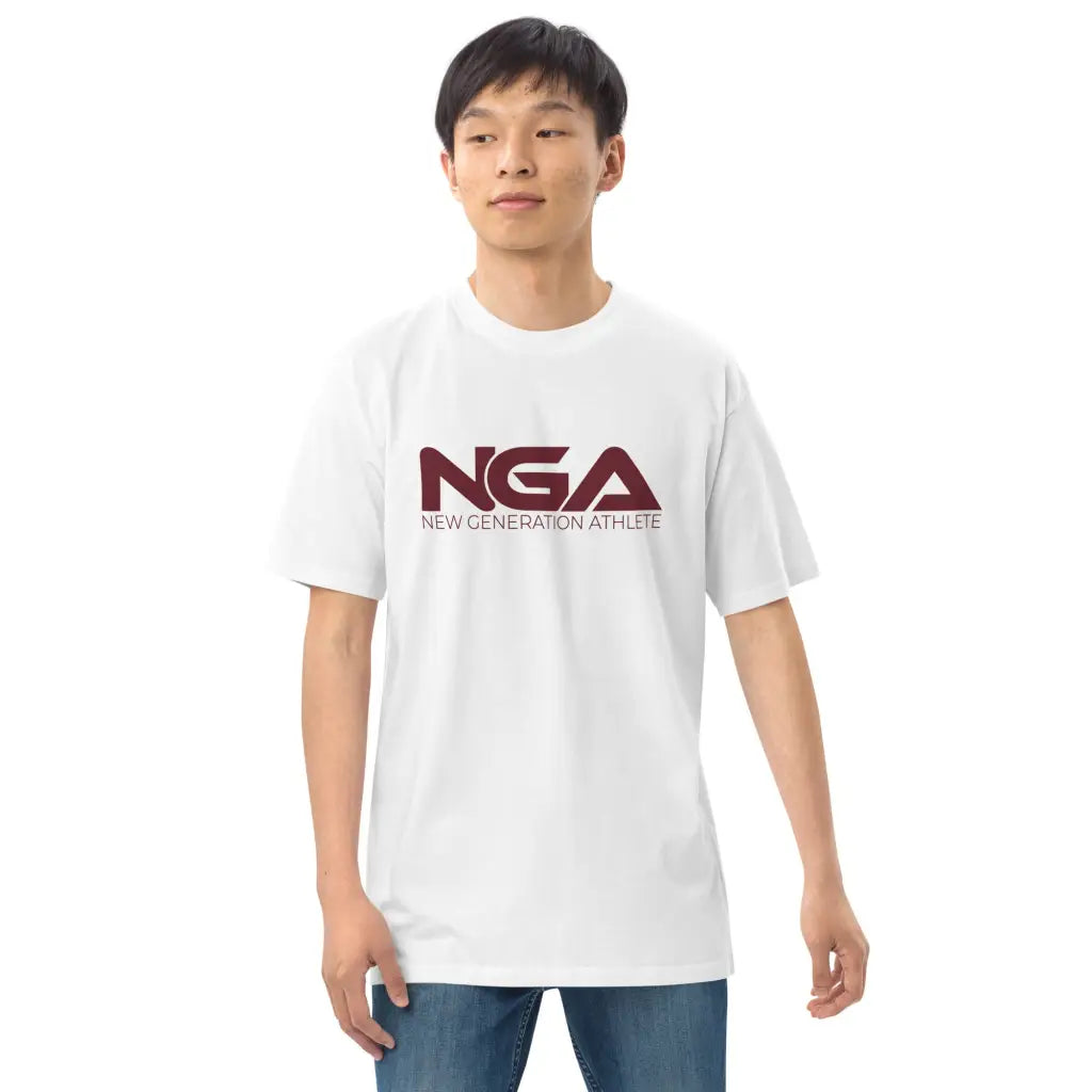 Men’s premium heavyweight tee - White / S - T-shirt