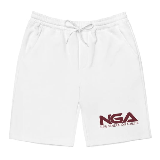 Men’s fleece shorts - White / S - Shorts