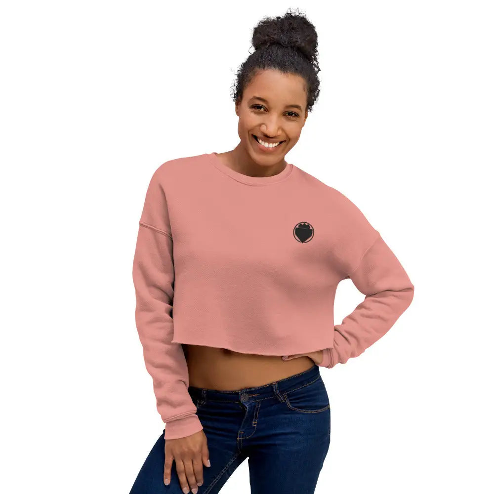 Crop Sweatshirt - Mauve / S - Crop sweatshirt