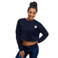 Crop Sweatshirt - Navy / S - Crop sweatshirt