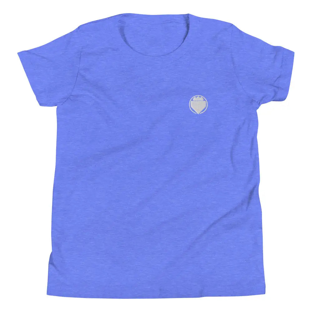 Youth Short Sleeve T-Shirt - Heather Columbia Blue / S -