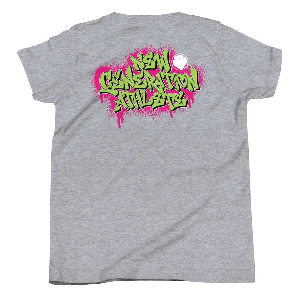 Urban Graffiti Kids Tee - Athletic Heather / S - T-shirt