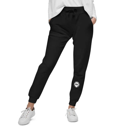 Women’s fleece sweatpants - Black / XS