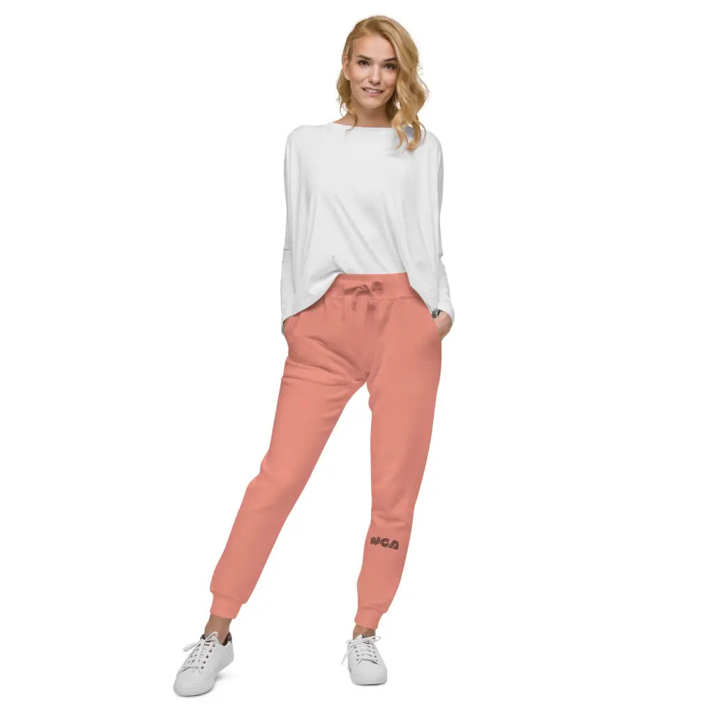 Women’s fleece sweatpants - Dusty Rose / XS - Sweatpants