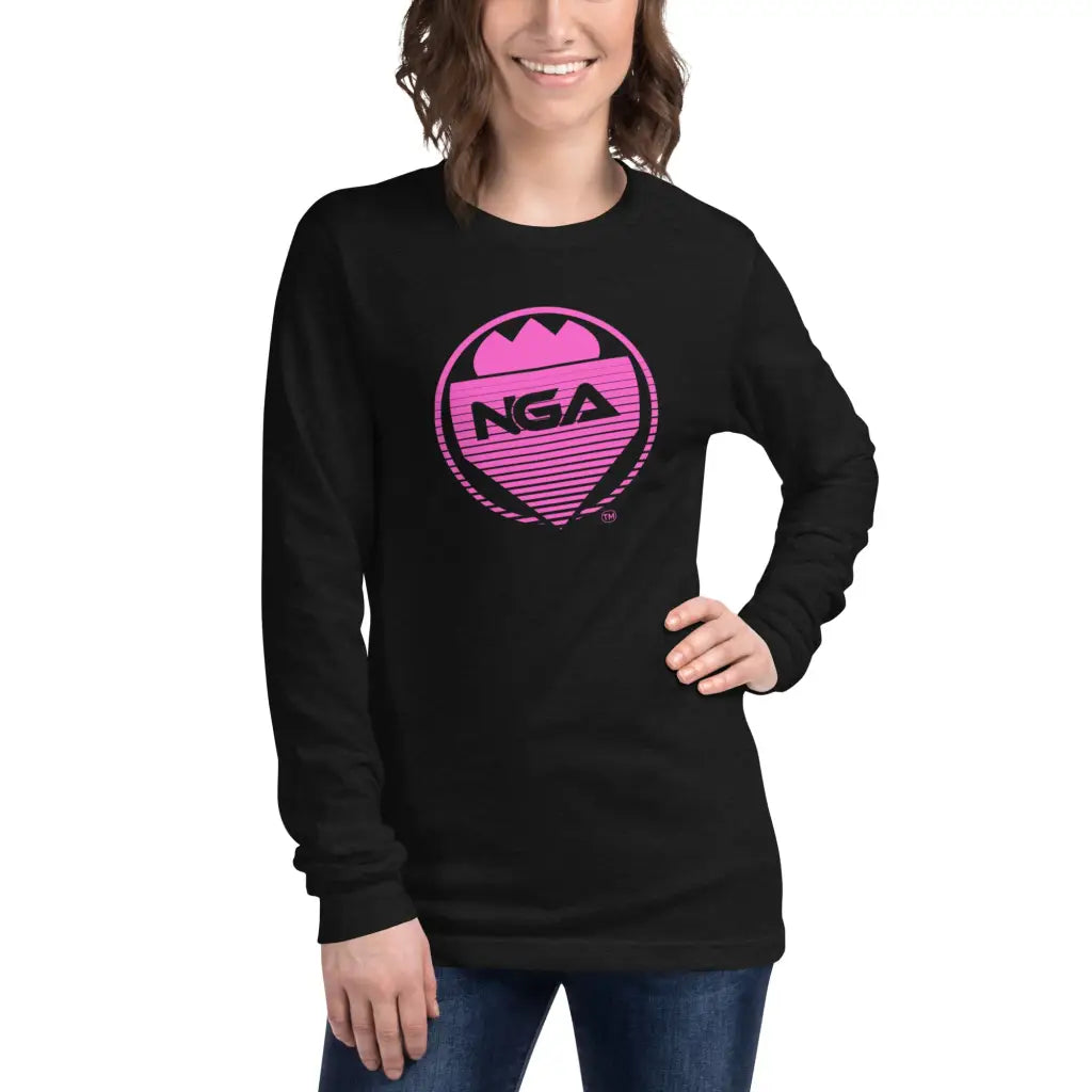 Women’s Long Sleeve Tee - Black Heather / XS - Long Sleeve