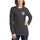 Women’s Long Sleeve Tee - Dark Grey Heather / XS - Long