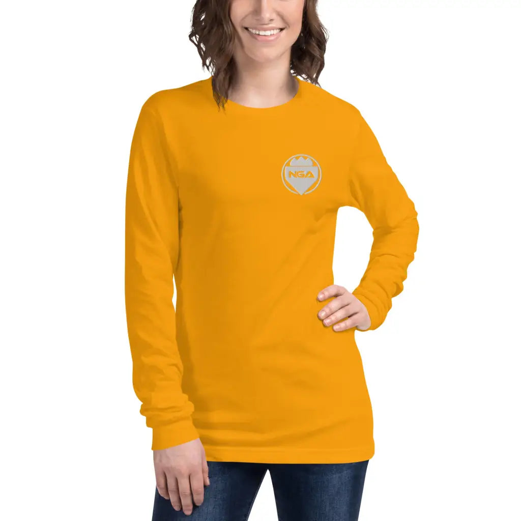 Women’s Long Sleeve Tee - Gold / XS - Long Sleeve Tee