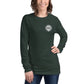 Women’s Long Sleeve Tee - Heather Forest / XS - Long Sleeve