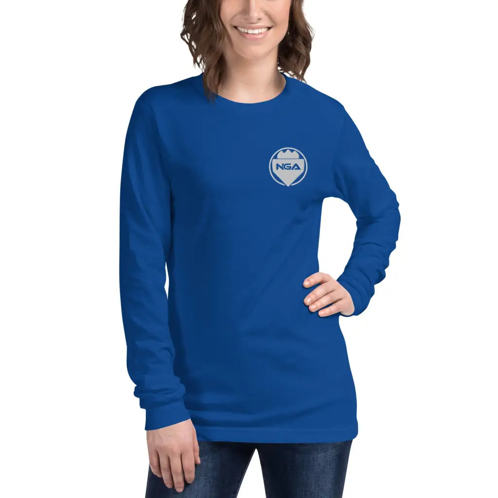 Women’s Long Sleeve Tee - True Royal / XS - Long Sleeve Tee