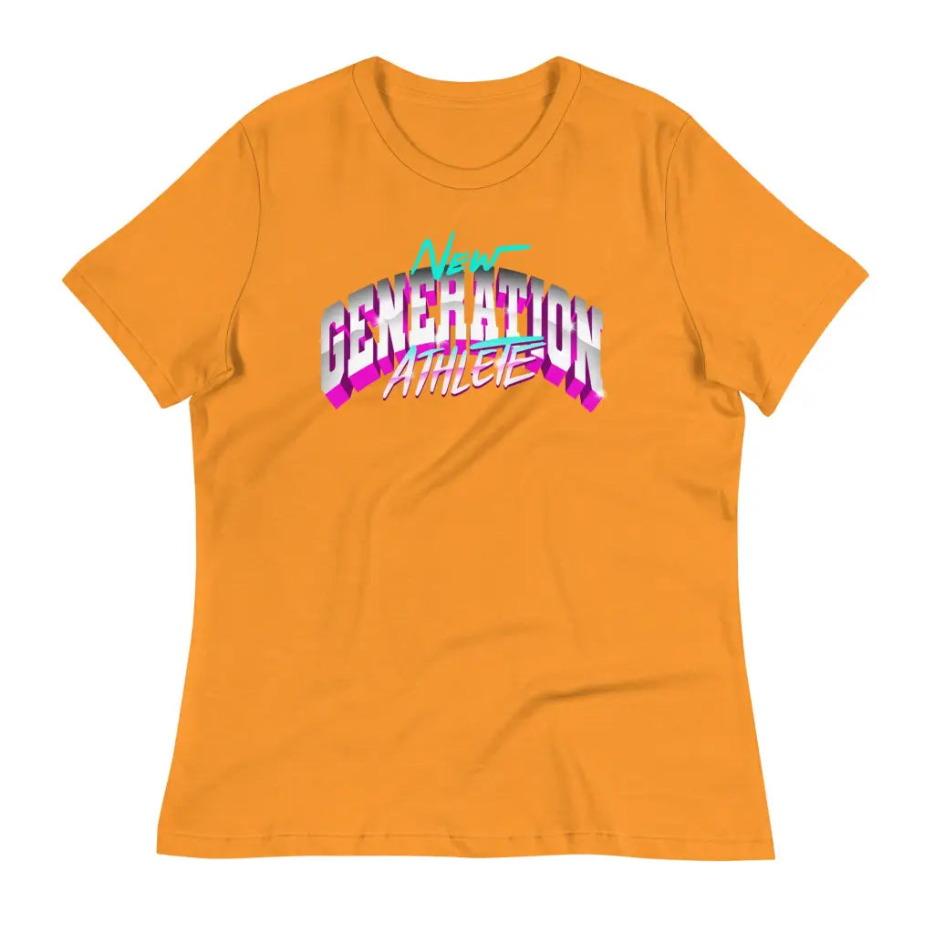 Women’s Relaxed T-shirt - Heather Marmalade / S - T-shirt