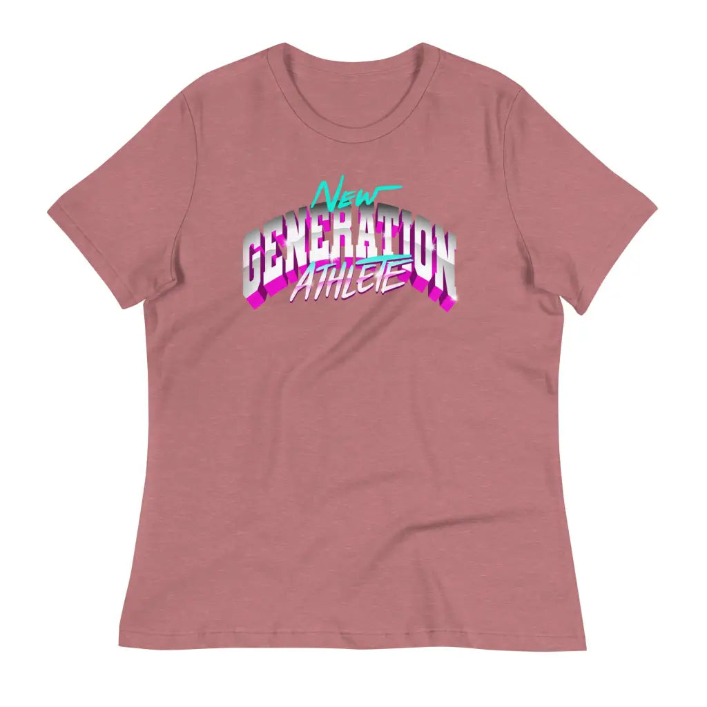 Women’s Relaxed T-shirt - Heather Mauve / S - T-shirt