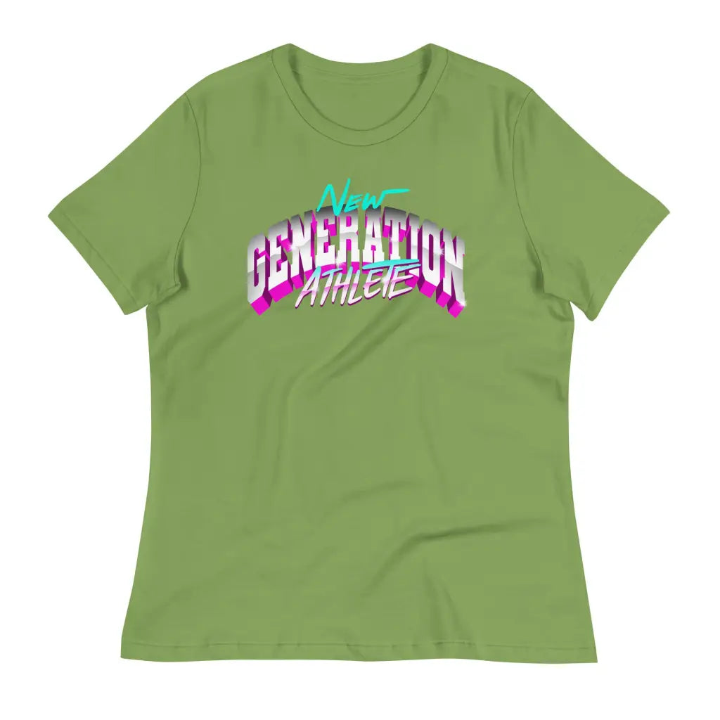 Women’s Relaxed T-shirt - Leaf / S - T-shirt