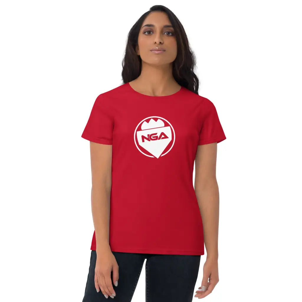 Women’s short sleeve t-shirt - True Red / S - T-shirt